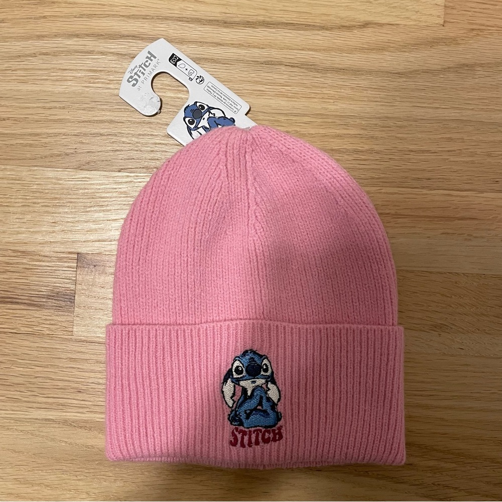 NWT Lilo & Stitch Pink Beanie!